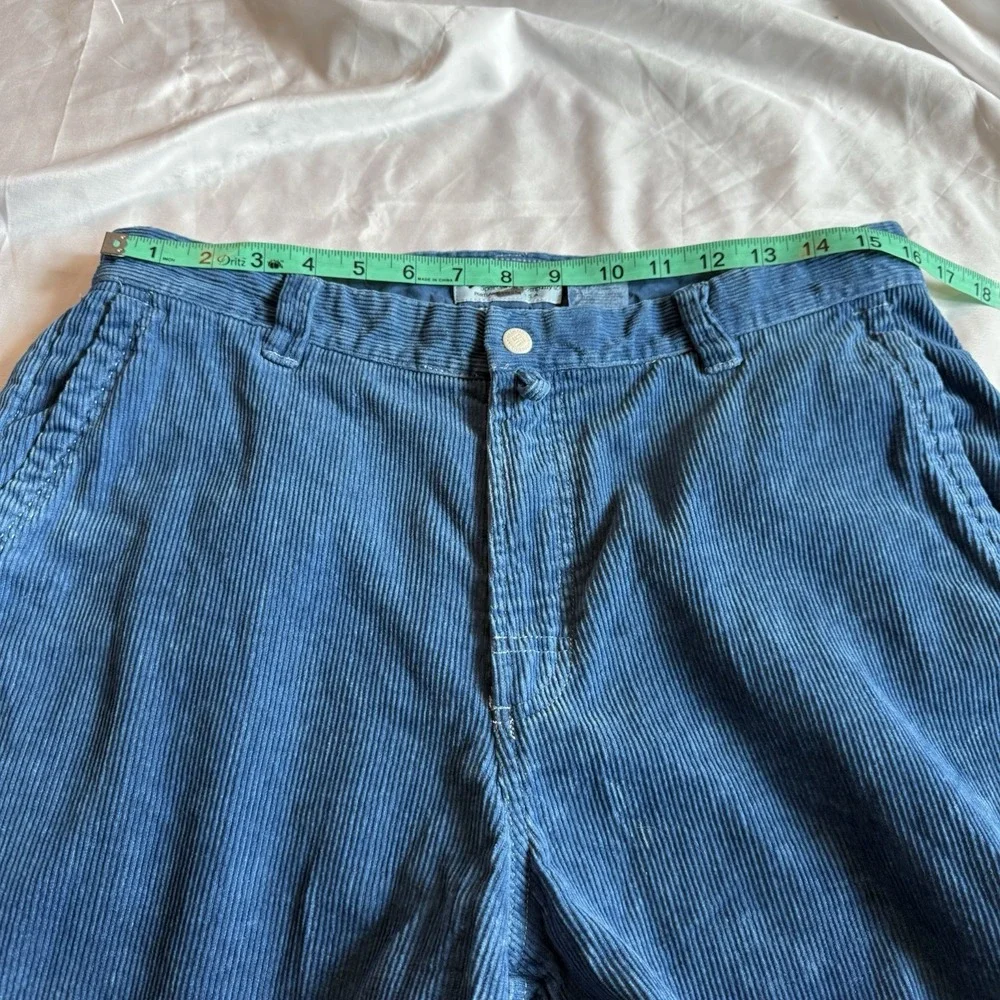 Vintage Y2K Columbia‎ Sportswear Mens 34x32 Blue Corduroy Outdoor Pants